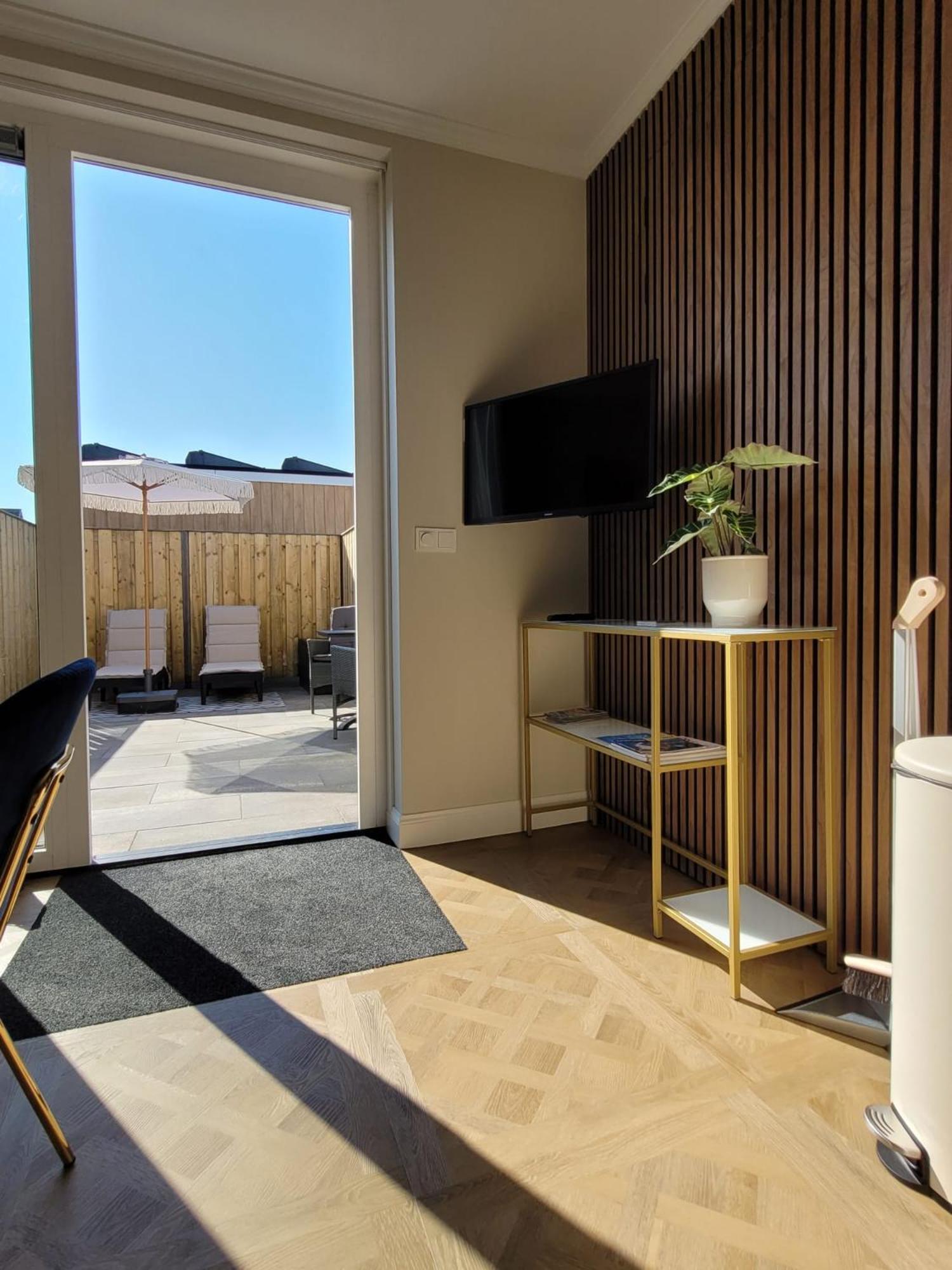 Luxe Kamer Langendam 48 Met Prive Terras Zoutelande Bagian luar foto